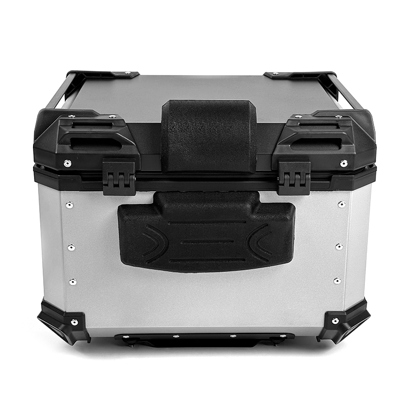 Βαλίτσα X-TYPE ALU BAGS 56 λίτρα ασημί με πιάστρα, εσωτερική επενδυση & μαλακή πλάτη